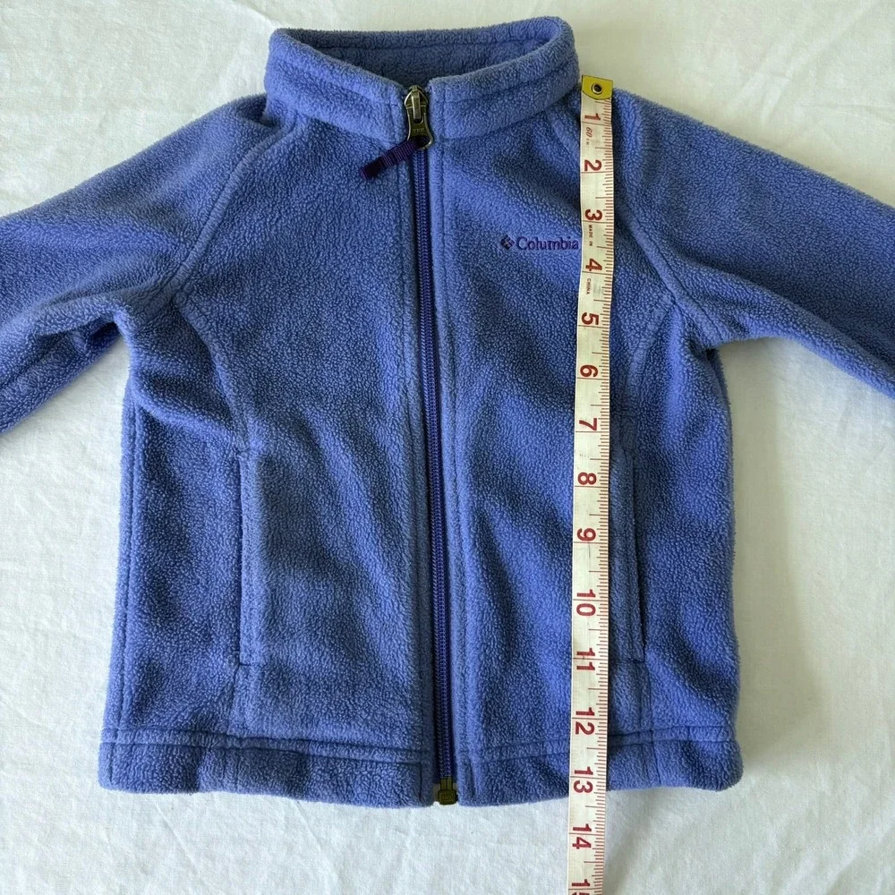 Columbia Benton Springs Full Zip Fleece Jacket Blue 12-18 Months Baby Toddler